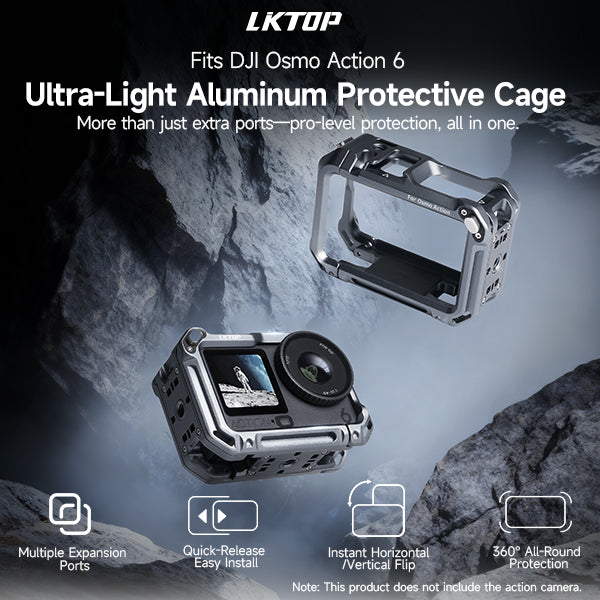 LKTOP Osmo Action 6 Protect Cage