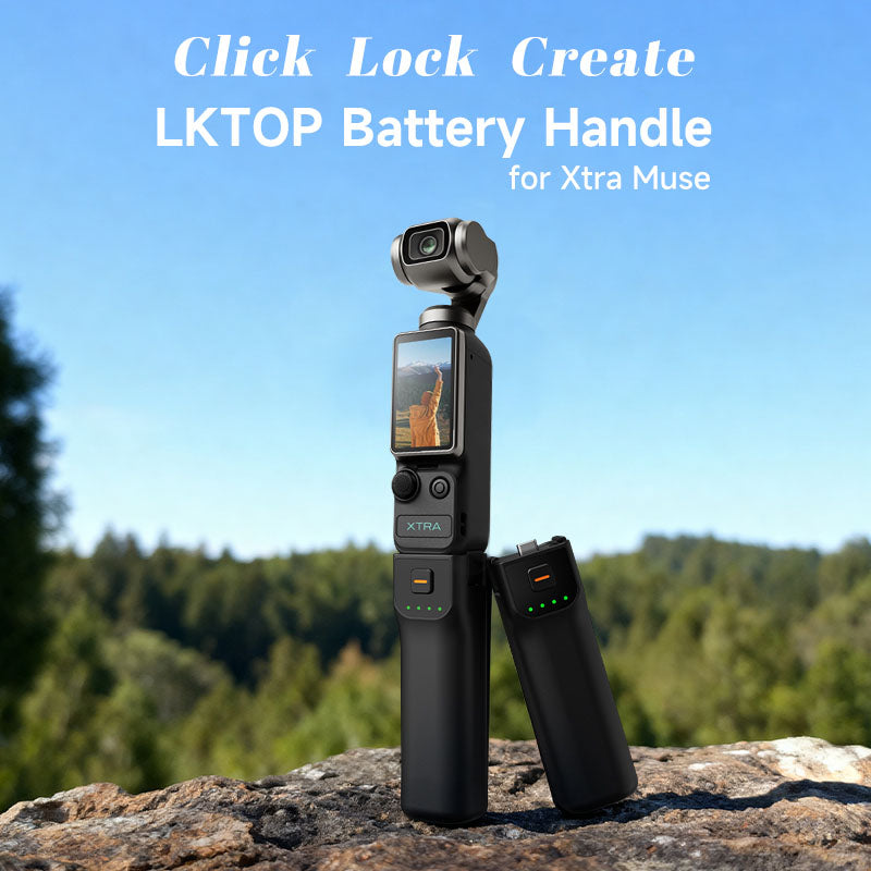 LKTOP Pocket 3 Battery Handle for DJI Osmo Pocket 3/Xtra Muse
