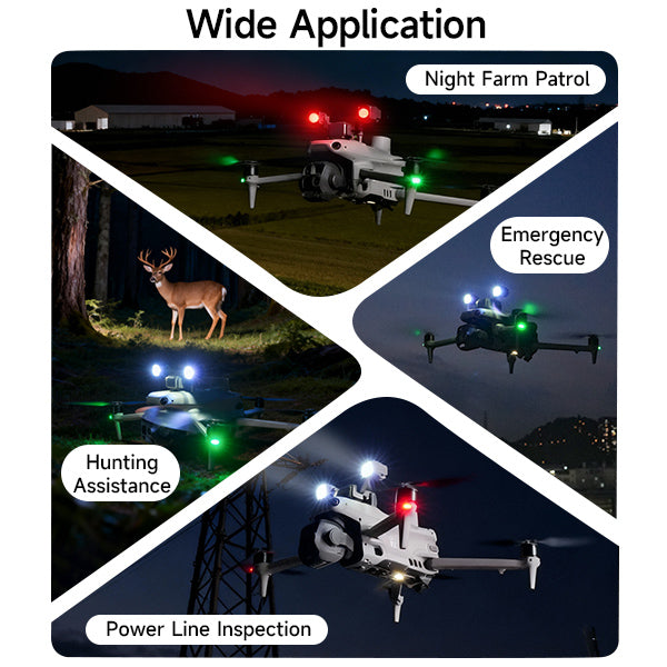 LKTOP Enterprise Spotlight Drone Strobe Light for DJI Mavic 3E / 3T and DJI Matrice 4E / 4T series