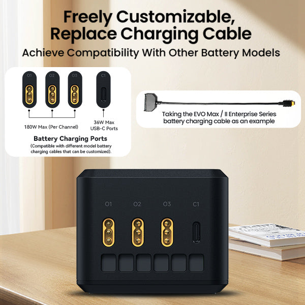 LKTOP 200W Smart Three-Way Charger for Autel EVO Max/II 2 V2 Enterprise Series
