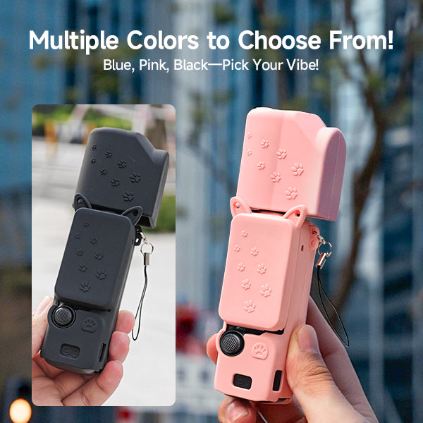 LKTOP Silicone Protective Case for DJI Osmo Pocket 3 & Xtra Muse