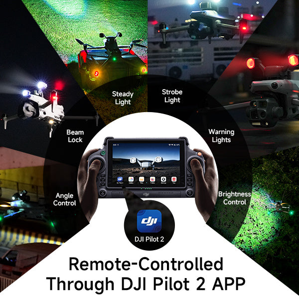 LKTOP Enterprise Spotlight Drone Strobe Light for DJI Mavic 3E / 3T and DJI Matrice 4E / 4T series