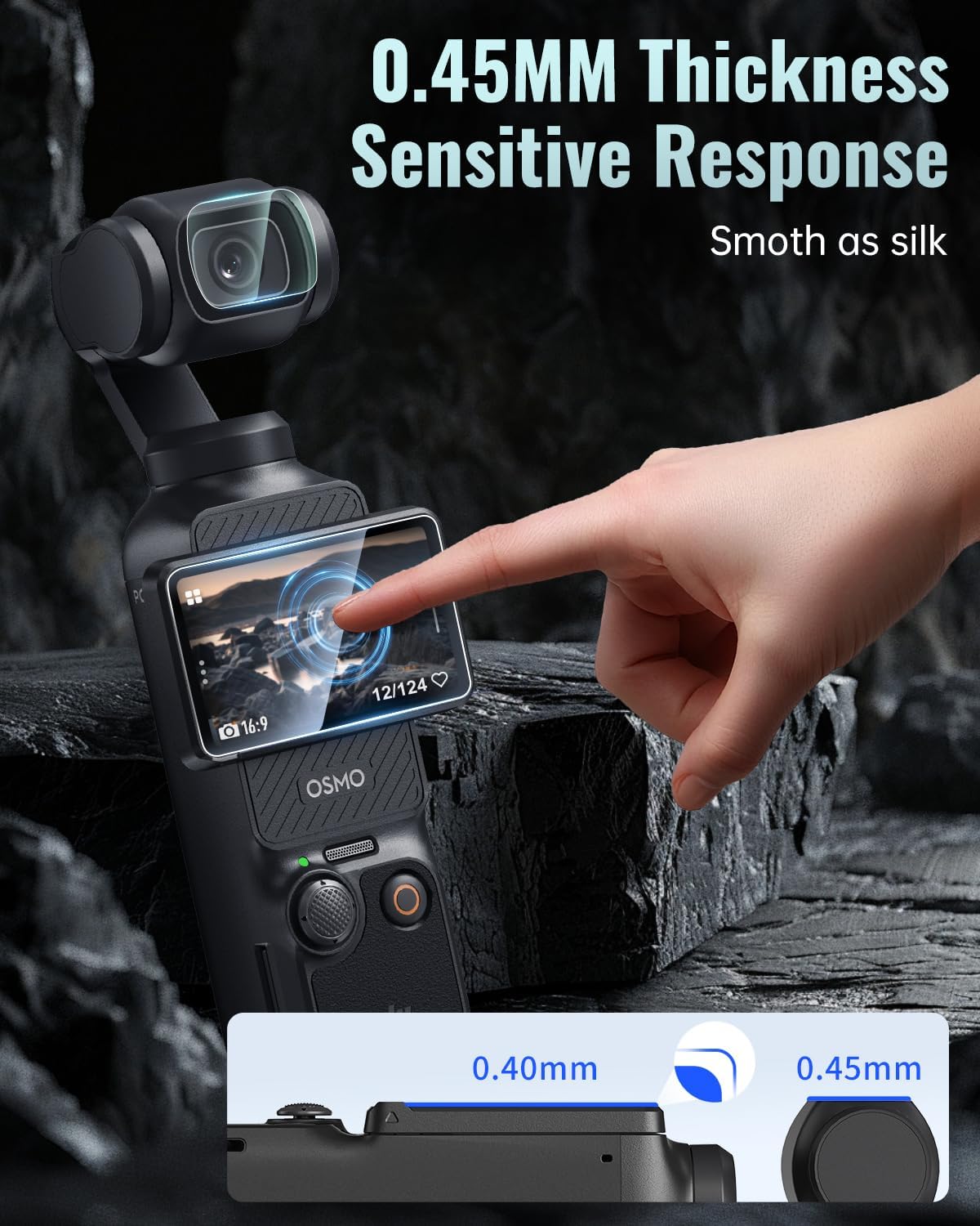 LKTOP Screen Protector For DJI Osmo Pocket 3