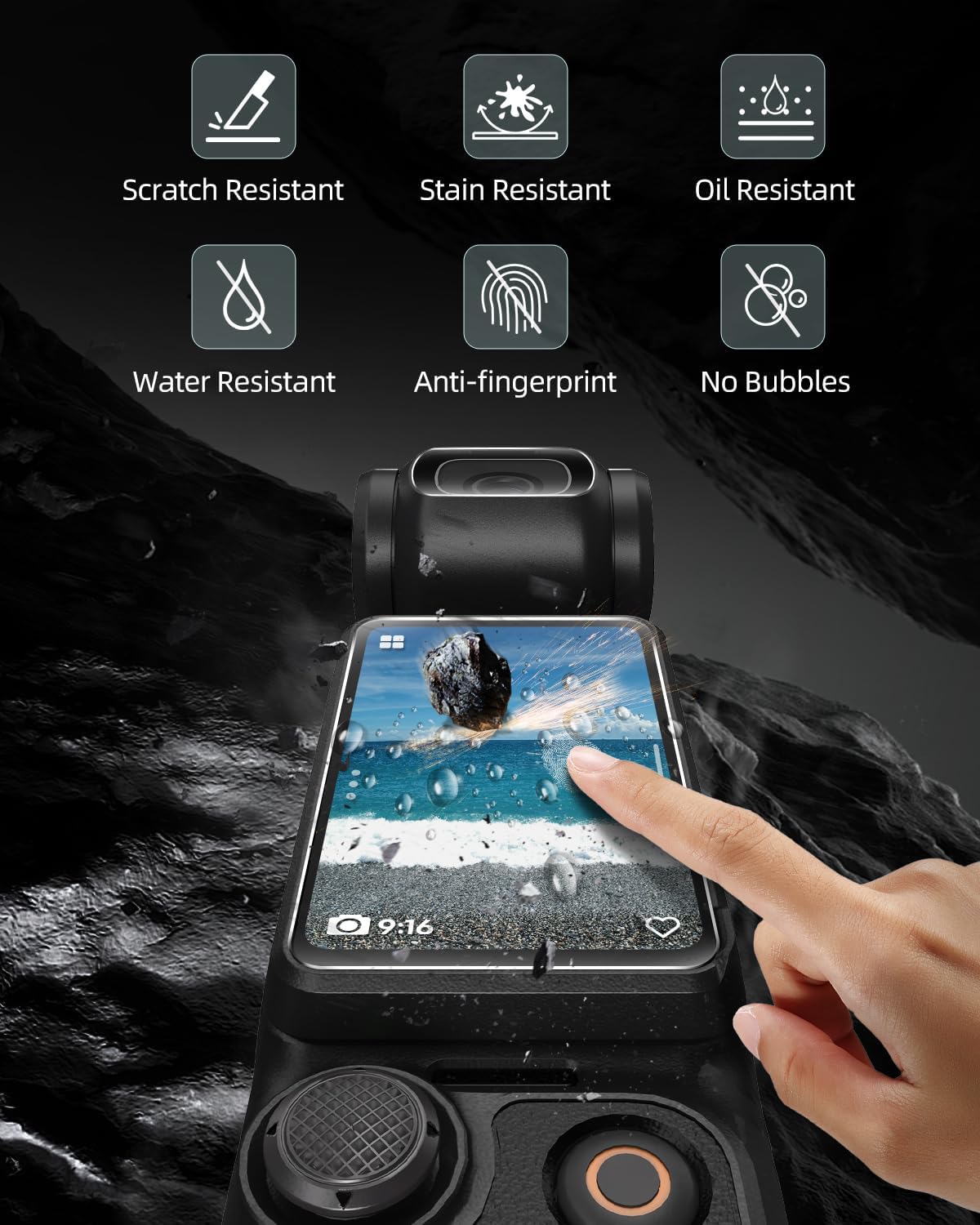 LKTOP Screen Protector For DJI Osmo Pocket 3