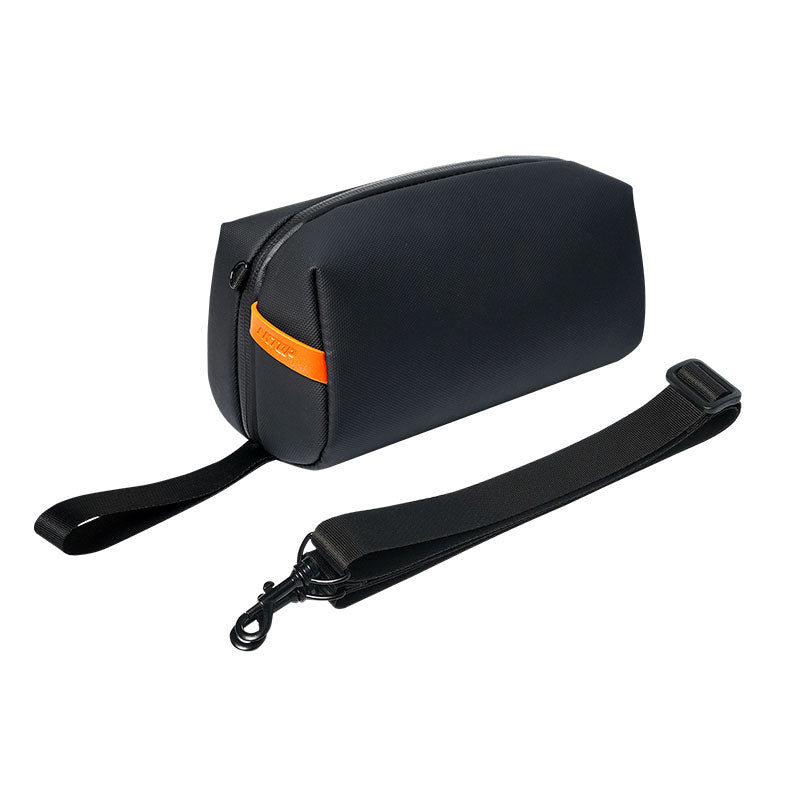 LKTOP Pocket 3 Bag Action 5 Pro Carrying Case Insta 360 X4 Handbag, Compatible with DJI Osmo Pocket 3, Action 5 Pro, Insta 360 X4 Camera Accessories, PU Portable Storage Shoulder Bag (8.3*3.9*4.3 In)