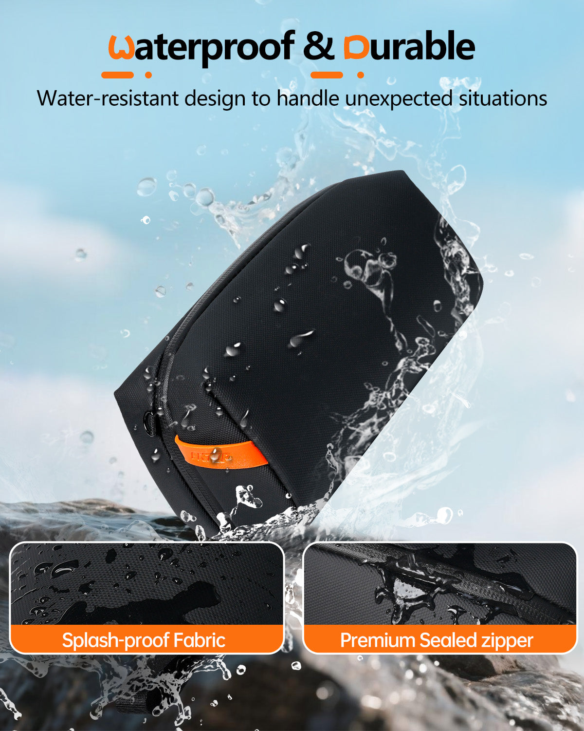 LKTOP Portable Camera Bag for Action Cameras and Content Creators