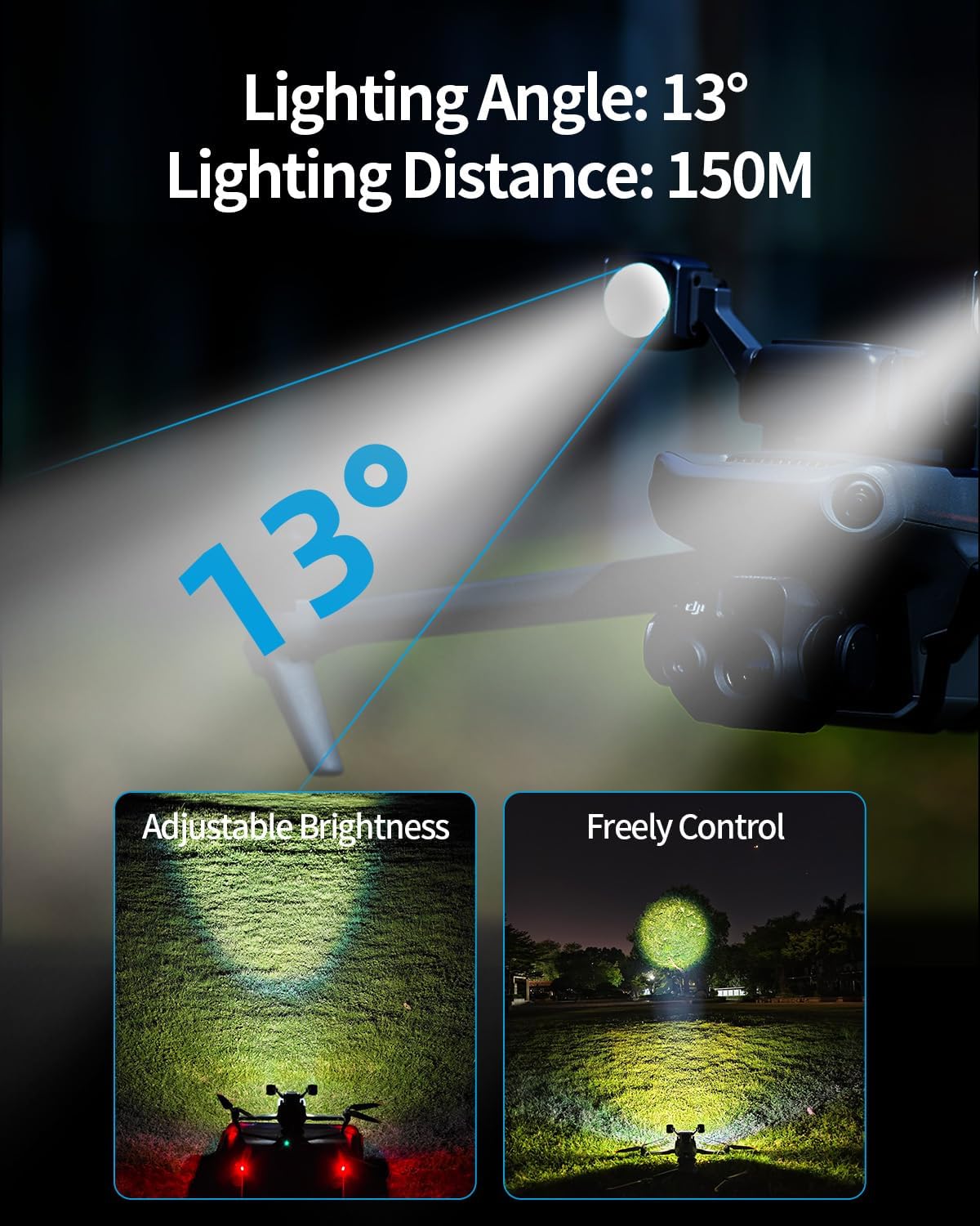 LKTOP Mavic 3 Enterprise Drone Spotlight for DJlMavic 3T/Mavic 3E Strobe Light Accessories