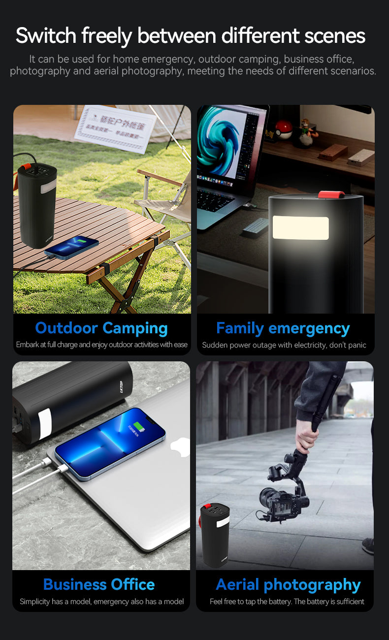 LKTOP K1 60000mAh Power Bank (PD200W)