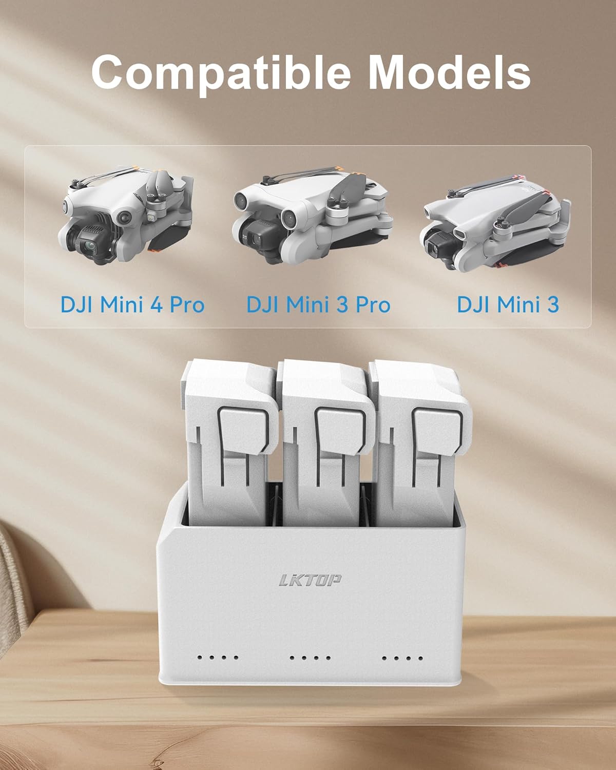 LKTOP 37W Mini 4 Pro/Mini 3 Series Battery Charging Hub