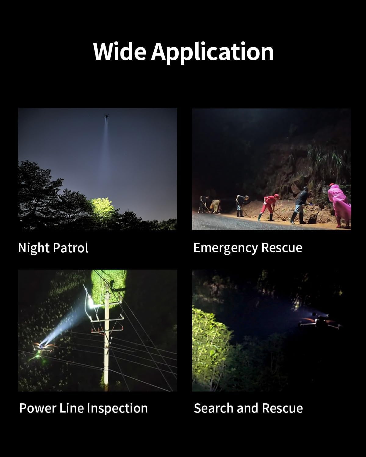 LKTOP Matrice Enterprise Spotlight Drone Strobe Light for DJI Mavic 3E / 3T and DJI Matrice 4E / 4T series