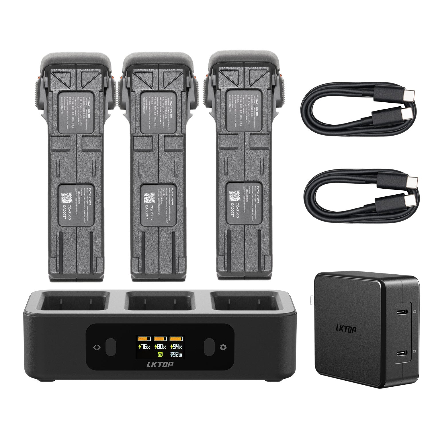 LKTOP 100W Avata 2 Battery Charging Hub