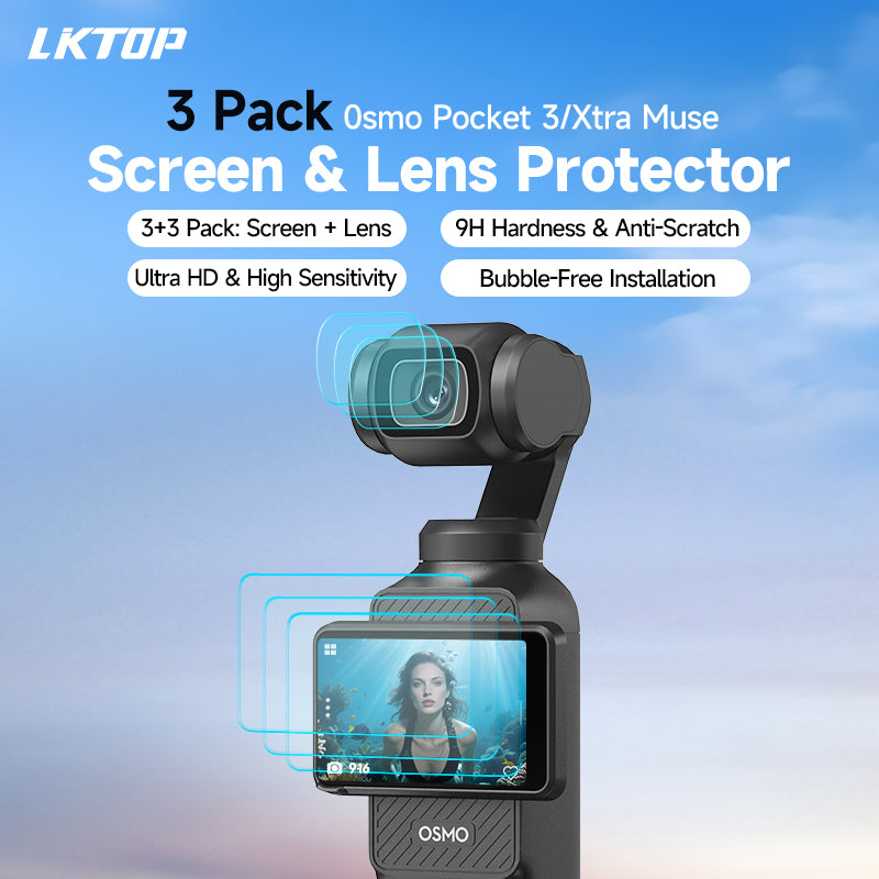 LKTOP Pocket 3 Accessories Collection for Osmo Pocket 3 & Xtra Muse