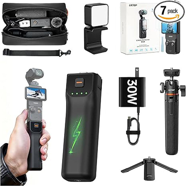 LKTOP Tripod Selfie Stick for DJI Osmo Pocket 3/Nano/360 & Action 5 Pr