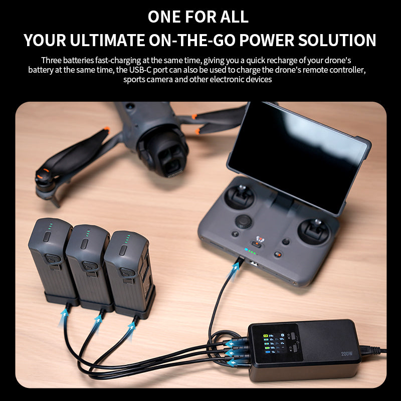 LKTOP 3 Pcs Mavic 4 Pro Battery Charging Cables (For Ken)