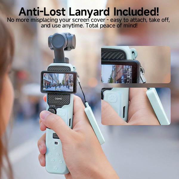 LKTOP Silicone Protective Case for DJI Osmo Pocket 3 & Xtra Muse