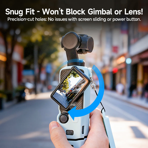 LKTOP Silicone Protective Case for DJI Osmo Pocket 3 & Xtra Muse