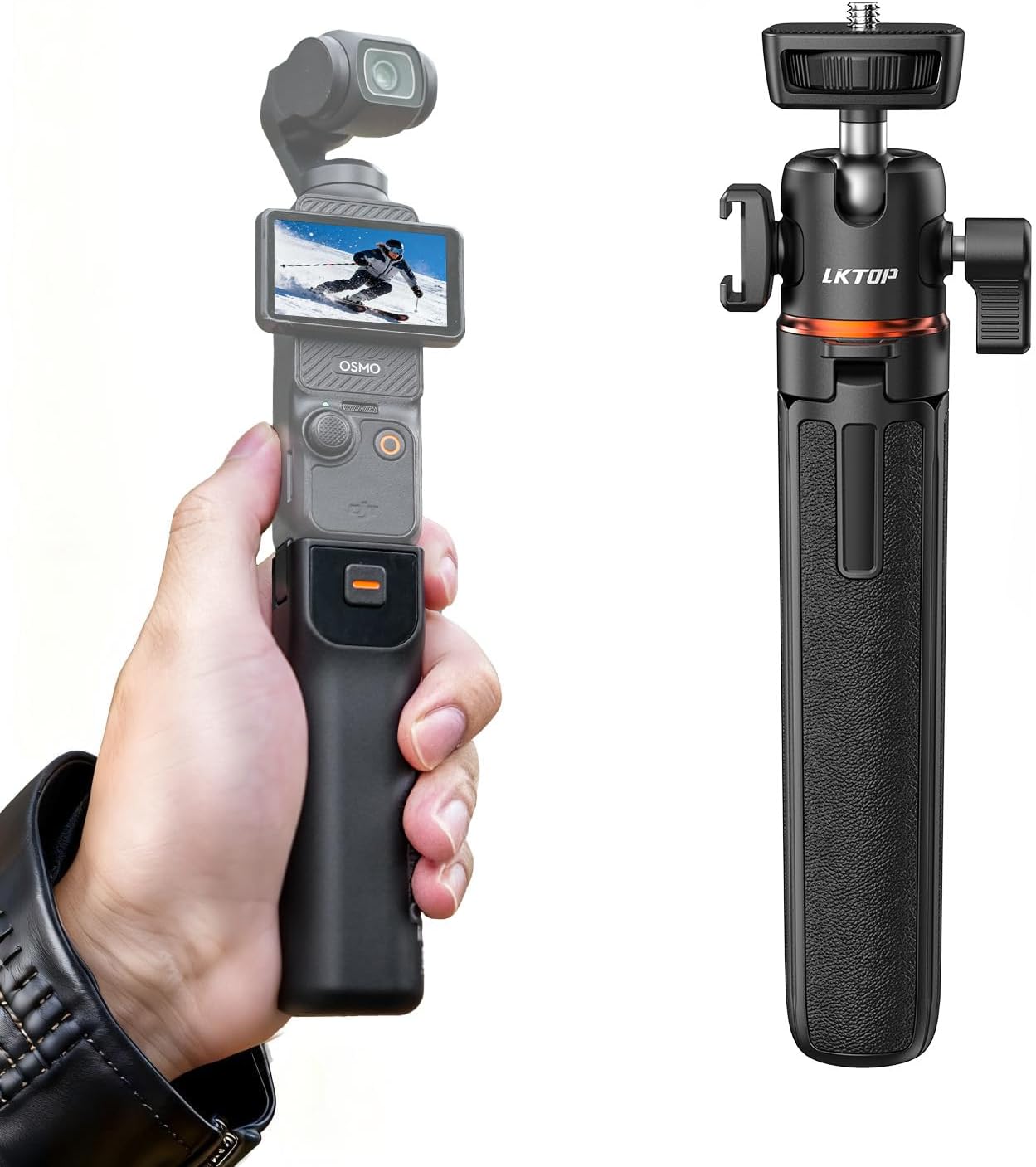 LKTOP Pocket 3 Battery Handle for DJI Osmo Pocket 3/Xtra Muse