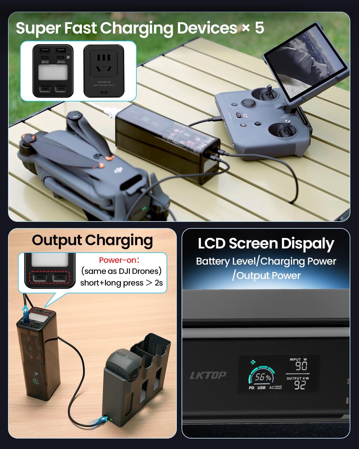 LKTOP POWER K1S 27000mAh Power Bank