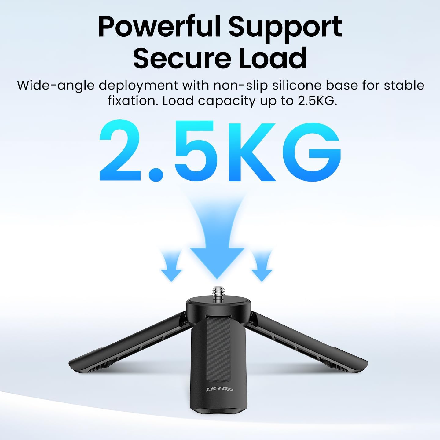 LKTOP Mini Tripod for for DJI Osmo Pocket 3/Nano/360 & Action 5 Pro/6/4/3 & Insta 360 & Xtra Muse & GoPro Hero/Max