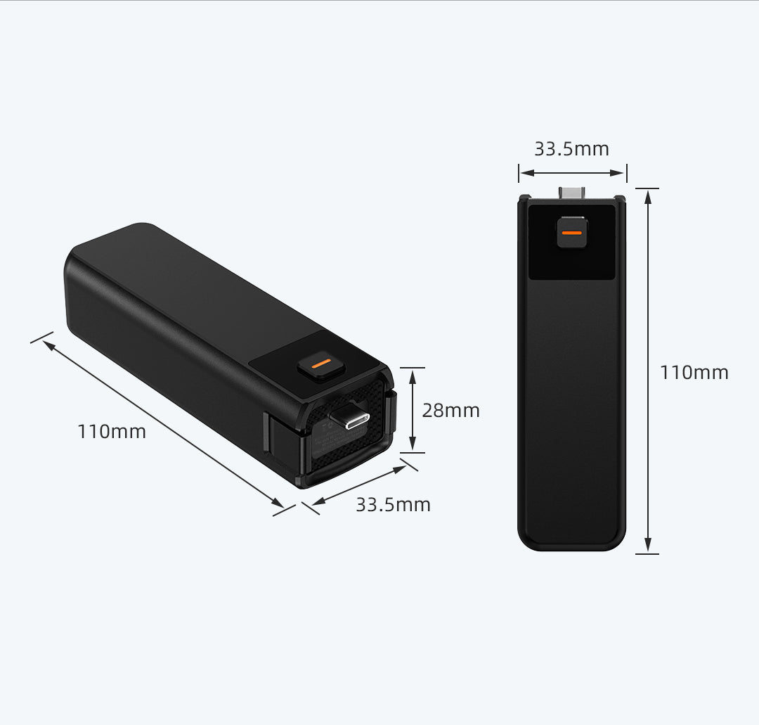 LKTOP Pocket 3 Battery Handle - A Custom-Designed Fit for Your Pocket 3