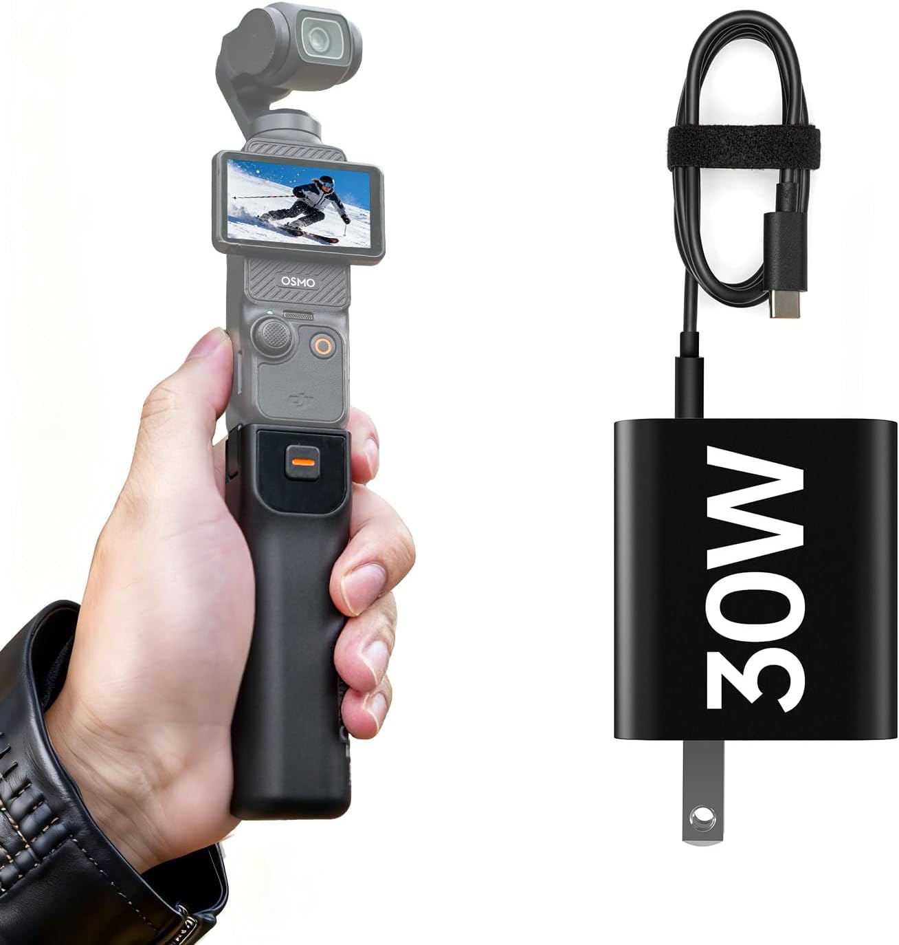 LKTOP Pocket 3 Battery Handle for DJI Osmo Pocket 3/Xtra Muse