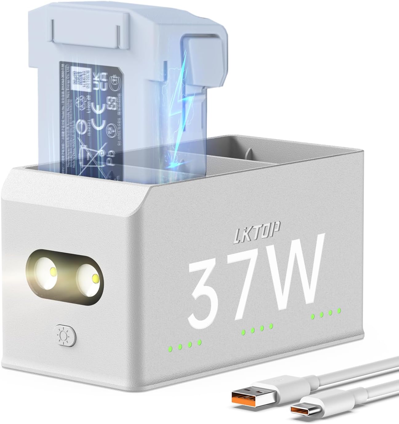 LKTOP 37W Mini 4 Pro/Mini 3 Series Battery Charging Hub