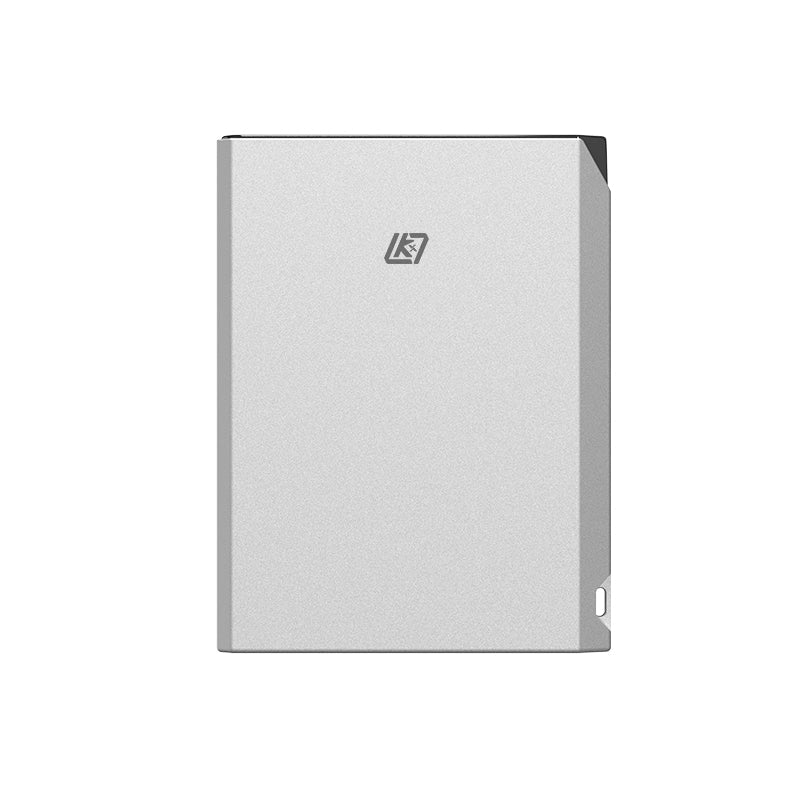 LKTOP 5000mAh Ultra-Thin Portable Power Bank, CNC All-Aluminum Enclosure, Support APP Smart Control, Finding Function, with USB-C to USB-C Cable (Can be used as a lanyard)