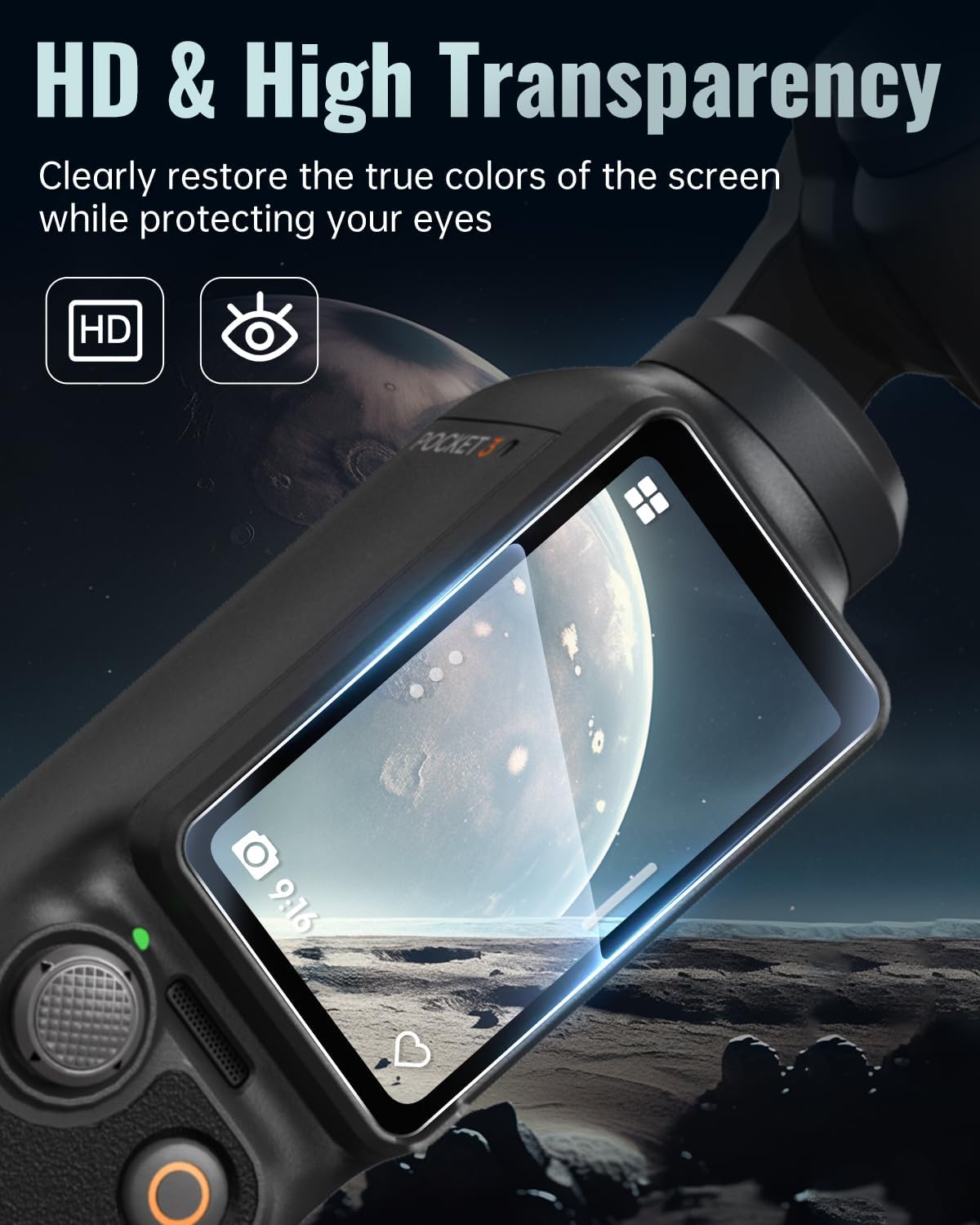 LKTOP Screen Protector For DJI Osmo Pocket 3