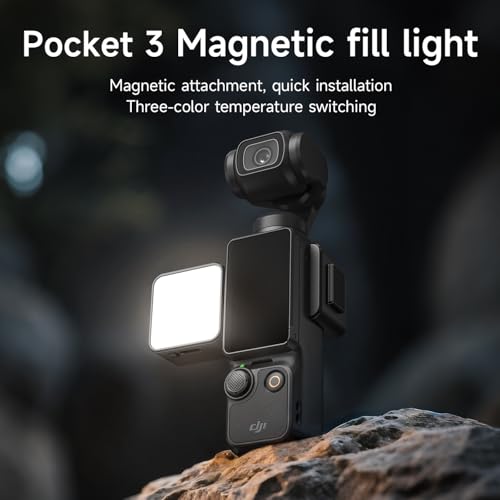 LKTOP Pocket 3 Magnetic Fill Light for DJI Osmo Pocket 3