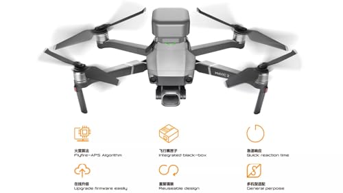 Manti 3 Drone Parachute UAV Flight Safety Guard Deceleration System for DJI Mavic Air 3S/2S/2, Mavic 3/3E/3T/2/Classic/Pro, Lightweight Smart Fall Protective Accessories (5.5m/s,0.5㎡)