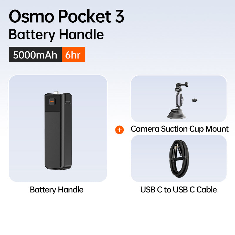 LKTOP Pocket 3 Battery Handle - A Custom-Designed Fit for Your Pocket 3