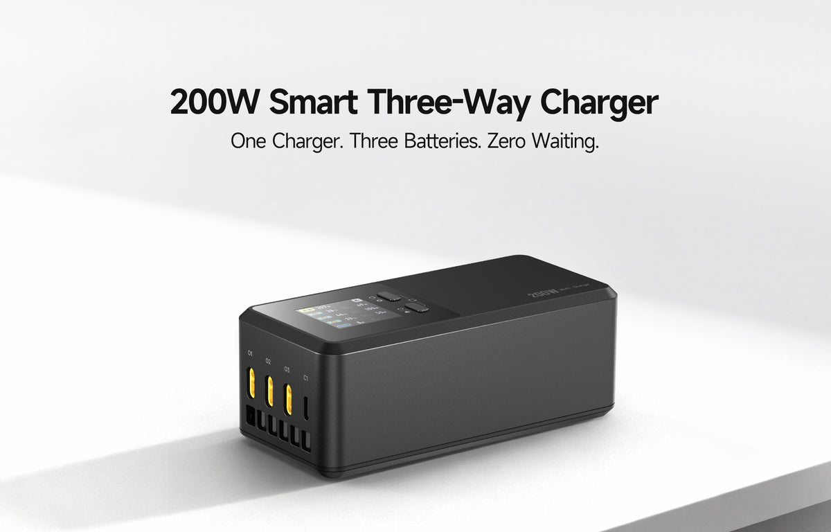 LKTOP 200W Battery Charging Hub for DJI Matrice 4T/4E | Mavic 4 Pro