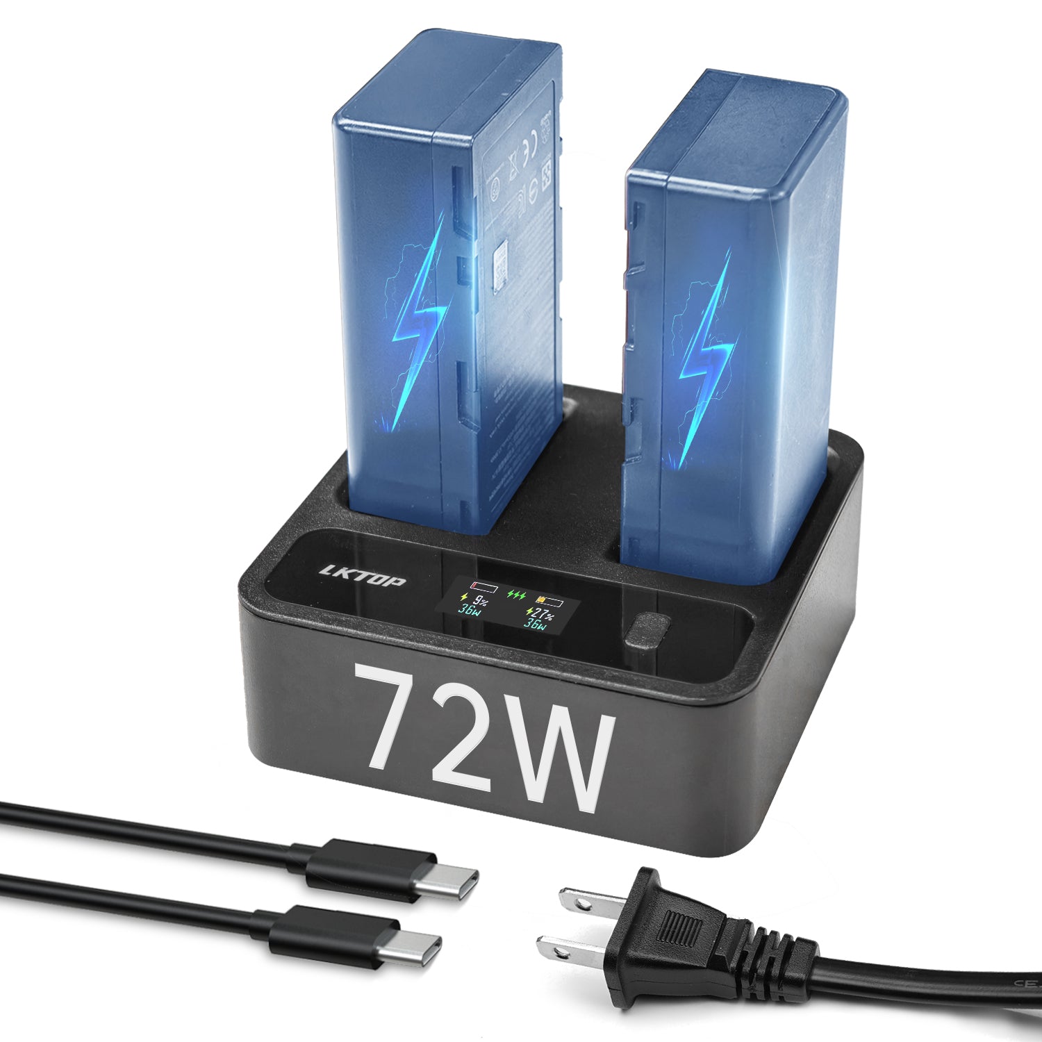 LKTOP Replacement DJI WB37 Battery Charging Hub